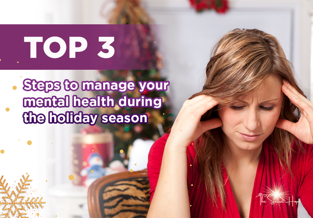 Steps to manage your mental health during the holiday season