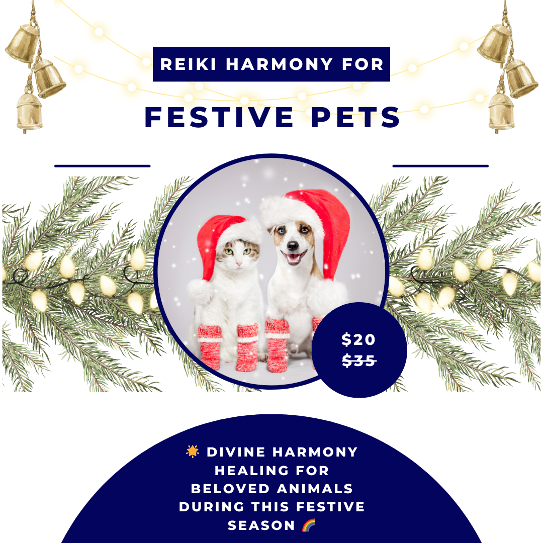 Reiki Harmony for Festive Pets: A Tail-Wagging Celebration